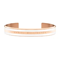 DW - EMALIE BRACELET SATIN WHITE - Rose Gold